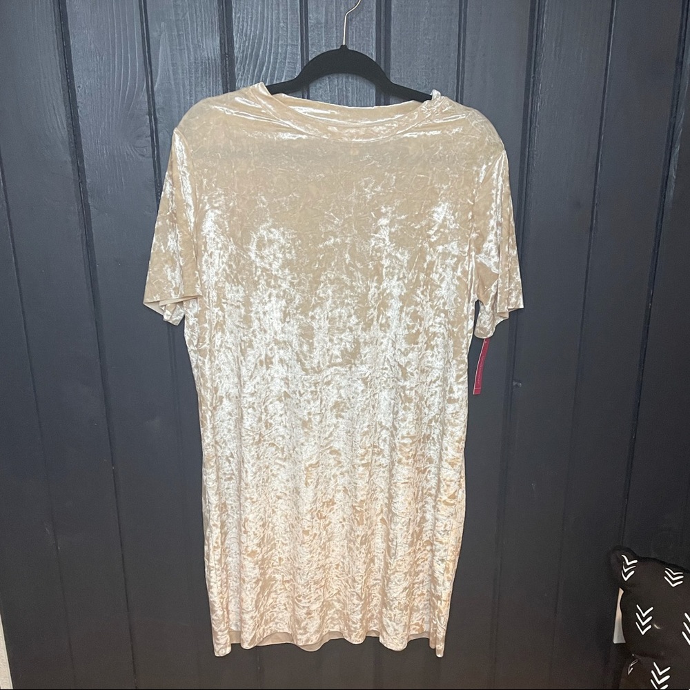 Target velvet T-shirt dress